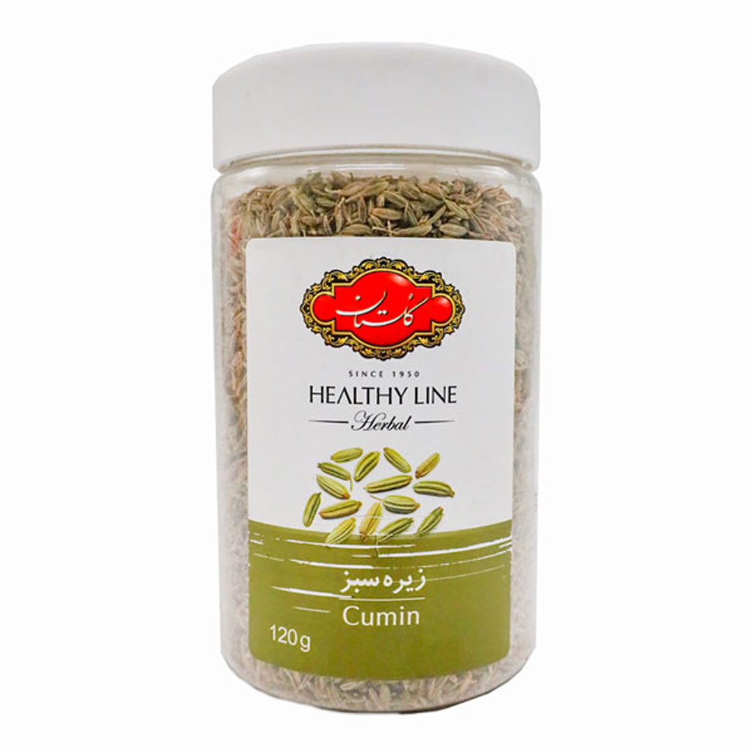 دمنوش گیاهی( قوطی ) – زیره سبز-120 گرمی گلستان