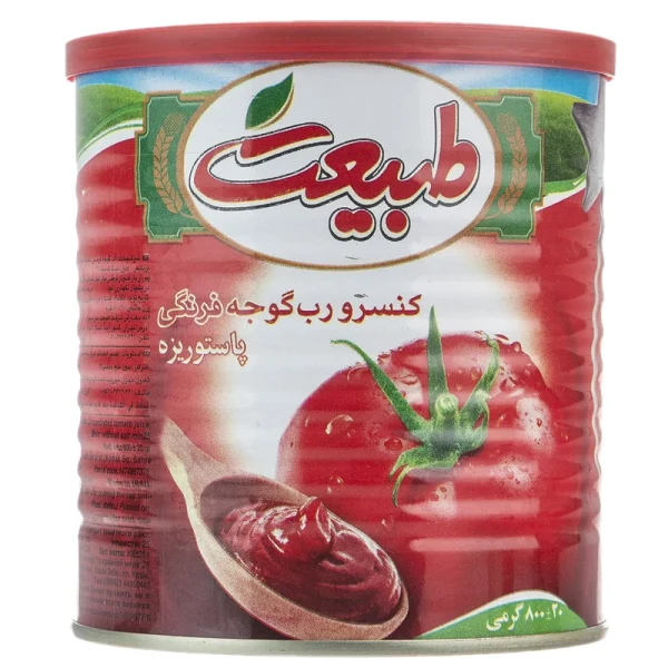 رب گوجه 800 گرمی طبیعت