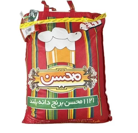 برنج محسن دانه بلند باسماتی 1121 سفید هندی – 10 کیلویی