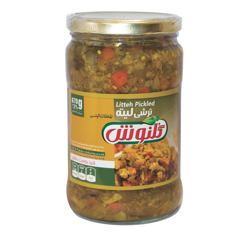 ترشی لیته 660 گرمی گلنوش