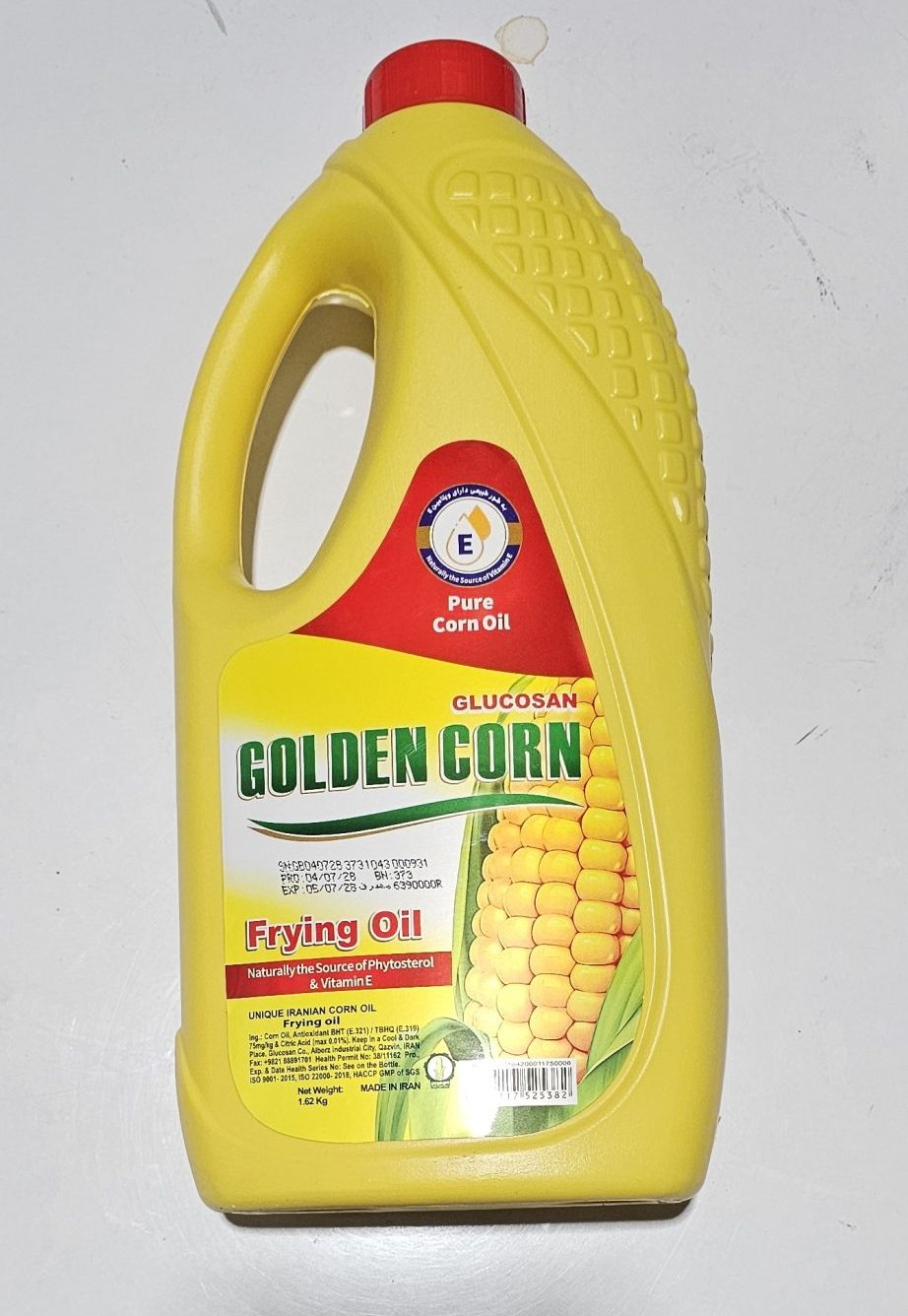 روغن ذرت سرخ کردنی گلدن کورن 1.8 لیتری